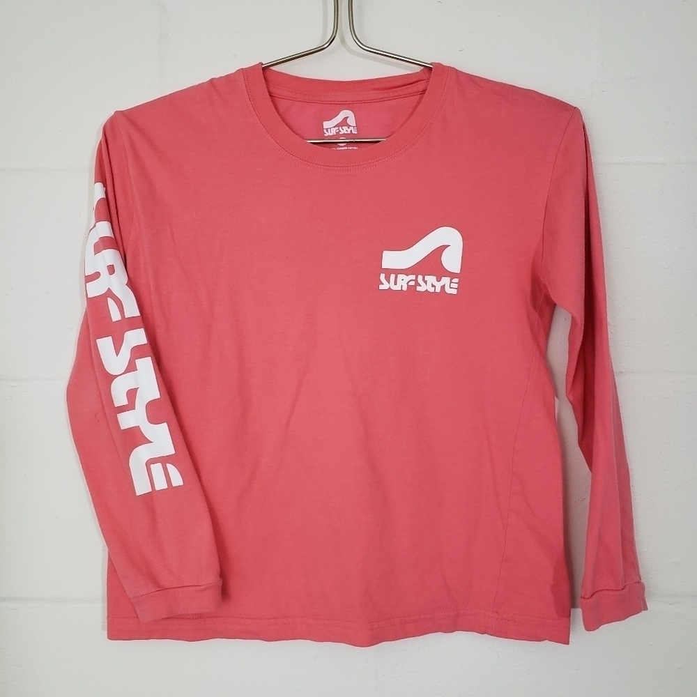 Girls cotton surf style shirt